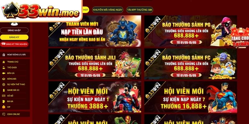 Điều kiện để người chơi được áp dụng các ưu đãi 